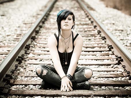 portrait of terrie a high school senior